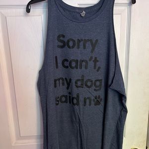 COPY - Blue tank top